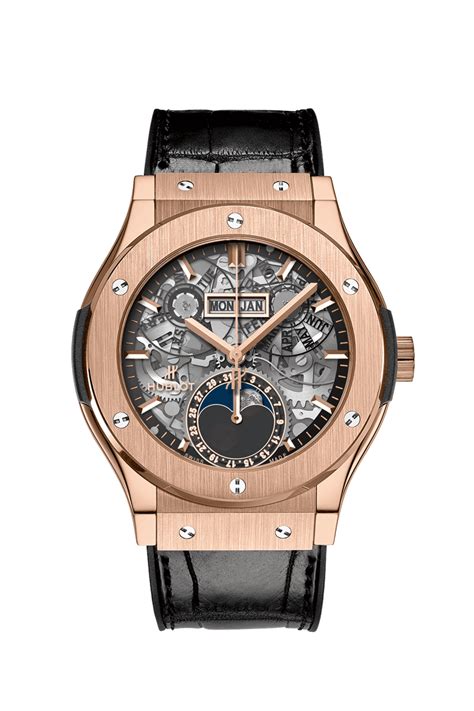 Hublot Classic Fusion Aerofusion Moonphase King Gold 